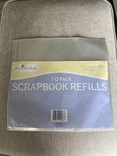 Miss Elizabeth  s 12x12 Scrapbook Page Protectors Refills 10-Pack Acid Free New