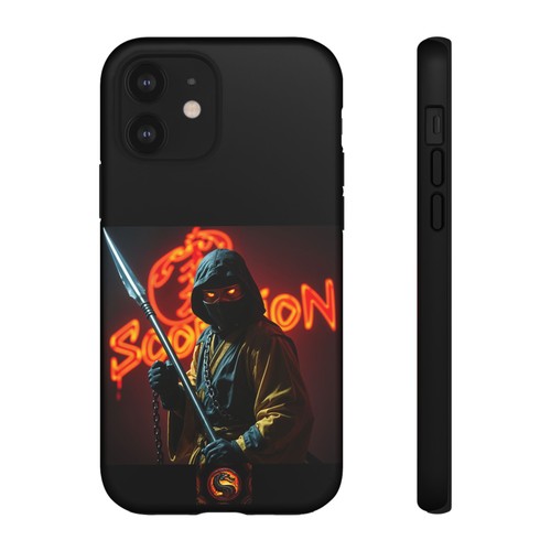 Mortal Kombat iPhone Tough Cases, Scorpion Theme, Impact Resistant, Gamer Gift, - Picture 107 of 131