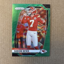 2024 Panini Prizm - Harrison Butker #144 Green Wave Prizm