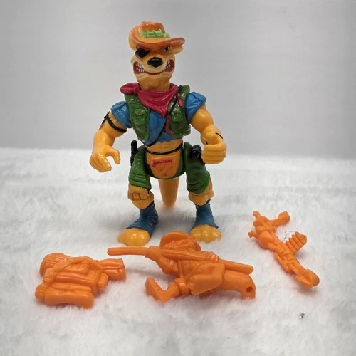 Vintage 1991 Playmates TMNT Walkabout Action Figure Missing 1 Piece