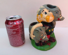 Asterix et Obelix Rare Paire de Figurines Peintes 15 et 16Cm circa 1968