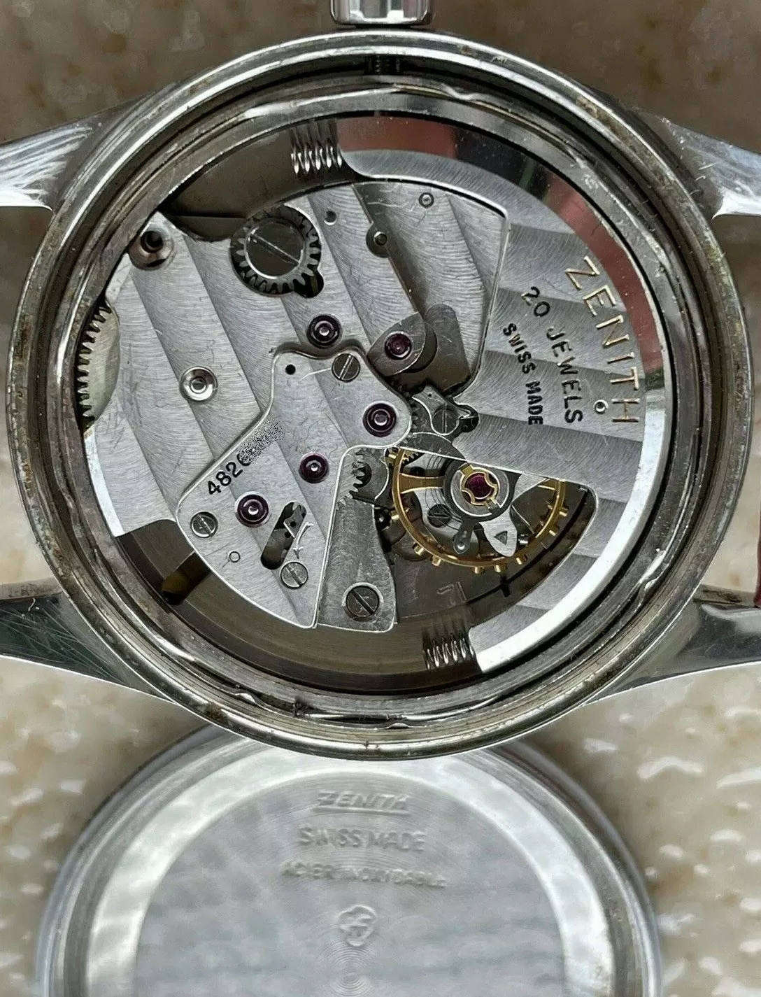 ZENITH CAPTAIN WATCH AUTOMATIC CAL.71 BUMPER MENS… - image 2