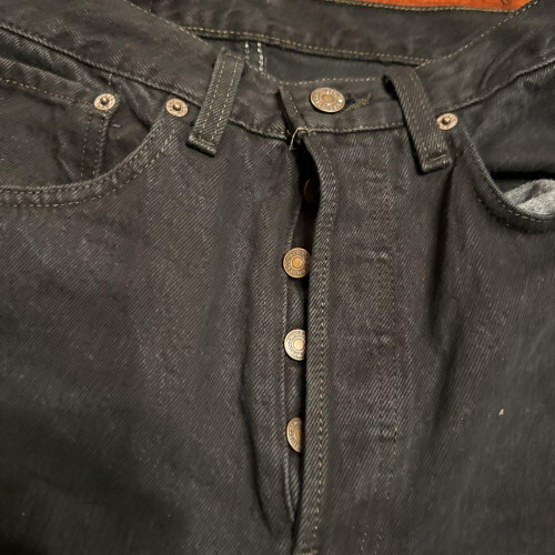【sale!!!】⑧90s USA製 LEVIS 501 デニムW31L34 90's Vintage Levi's Black 501 Black Size W31L34 Straight