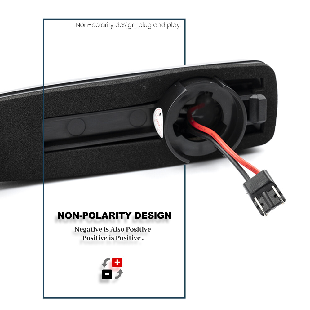 LED Smoked Dynamic Side Marker Turn Signal Lights For 1990-2000