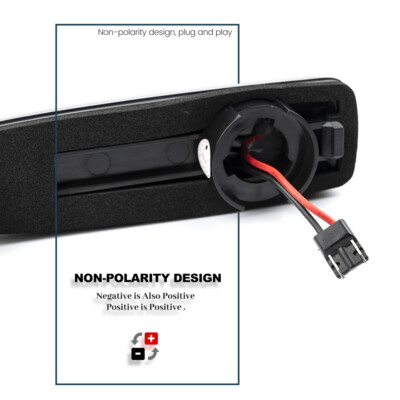 LED Smoked Dynamic Side Marker Turn Signal Lights For 1990-2000