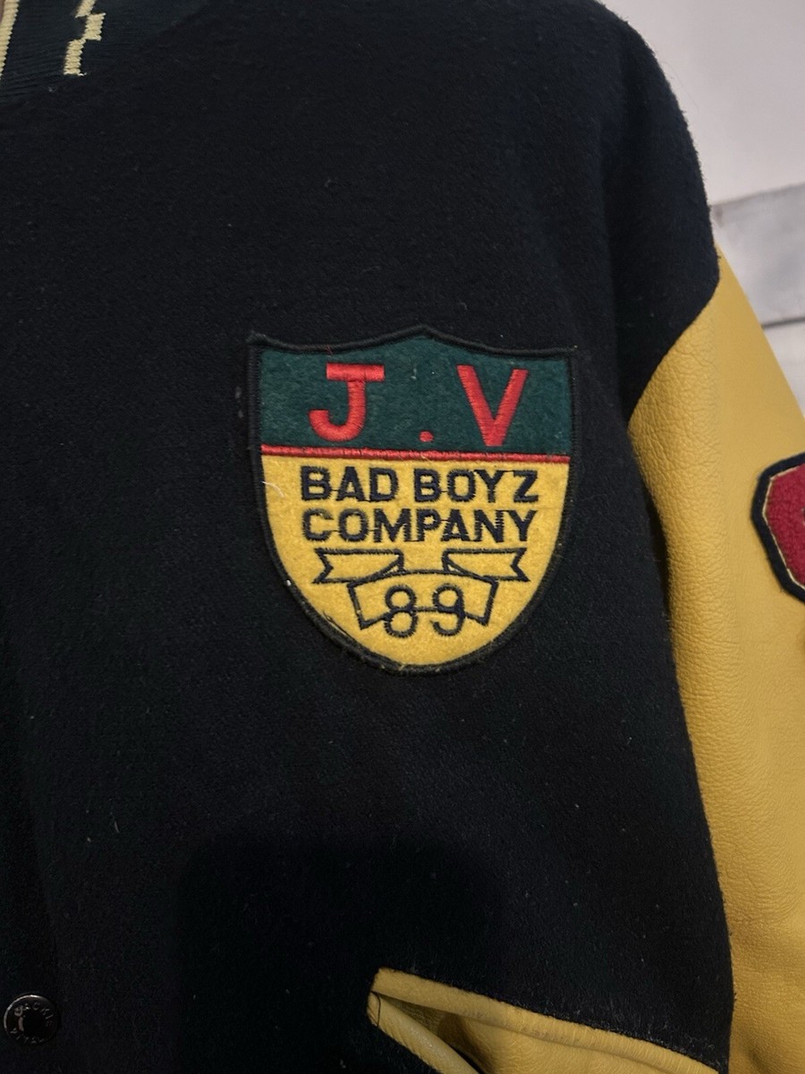 Vintage 80s 90s Jackie Vital Bad Boyz Varsity jacket leather Vintage 80s 90s Jackie Vital Bad Boyz Varsity jacket leather
