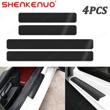 4x For Gmc Sierra 1500 Carbon Fiber Cab Door Sill Cover Threshold Step Protector
