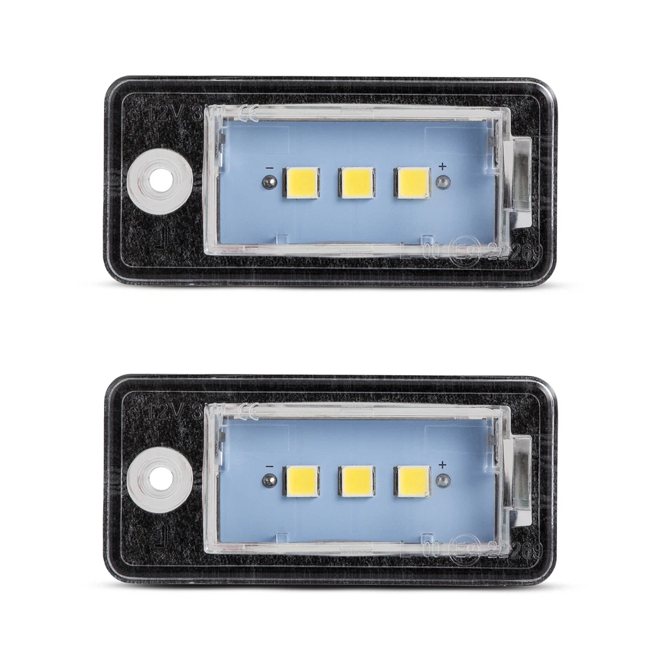 2x LED Éclairage De Plaque pour Audi A3 8P Sportback 3-trg Cabriolet 5050 - Photo 2/4