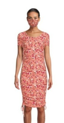 2 piece /Dress/Face Mask Size /Large