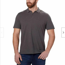 Calvin Klein Men s Short Sleeve Cotton Polo Shirt Deep Slate, Large NWOT