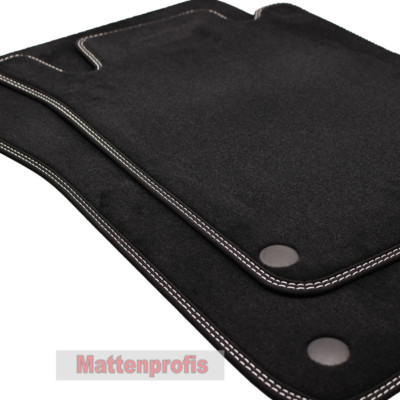 MP Velour Fußmatten Doppelnaht für Mercedes SLK R171 ab Bj.2004 - 2011 si