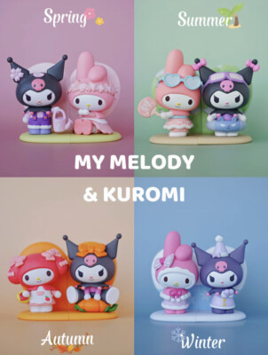 52 TOYS Sanrio My Melody & Kuromi 8 pcs Blind Box Four Seasons 52 TOYS Sanrio My Melody & Kuromi 8 pcs Blind Box Four Seasons