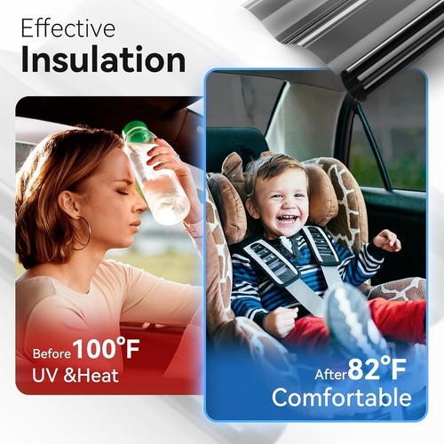 15% VLT Uncut Roll Window Tint Film20" x 10'ft Feet Car Home Office Glass 3M - Picture 13 of 13