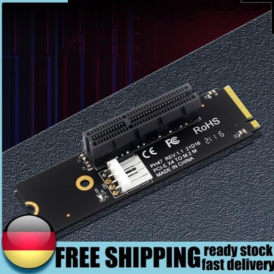 NGFF M.2 To PCI-E 4X Riser Card Compatible with X1 X4 X8 X16 PCI-e Interface