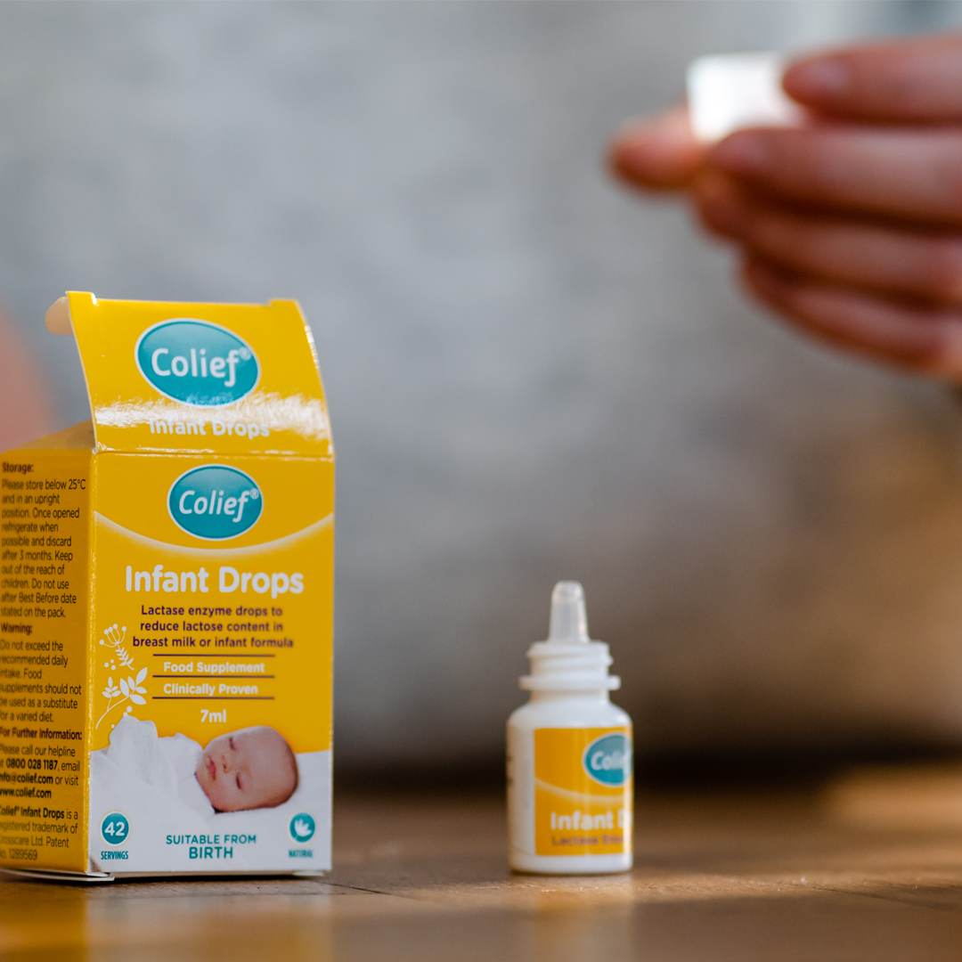 Colief Infant Drops 7ml Lactase Enzyme Drops for Baby Calming Colic