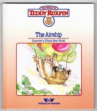 VINTAGE 1985 World of Teddy Ruxpin The Airship Hardcover Book