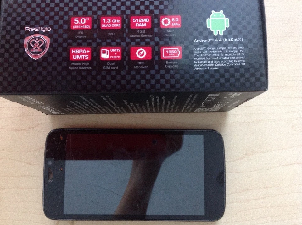 prestigio multiPhone 3502 Duo 4gb black for parts - Image 3 of 4