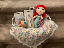 UNIQUE THEMED BABY GIFT BASKET/HANDMADE/LITTLE MERMAID
