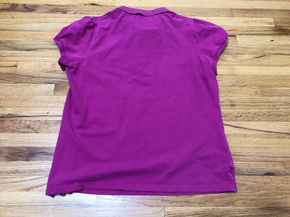 U.S. Polo Assn. Camisa Polo Para Mujer XL Rosa Cuello Extendido Logo USPA Bordado Foto 2 de 4