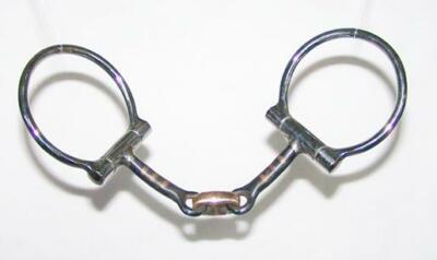 Western D-Bit doppelt gebrochen, 12,5 cm + Übergrößen in 15,5 + 16,5 + 17,5 cm