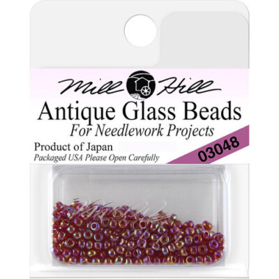 Mill Hill Glass Beads - Color 03048 Cinnamon Red 11/0 Seed Bead - 2.63 Grams