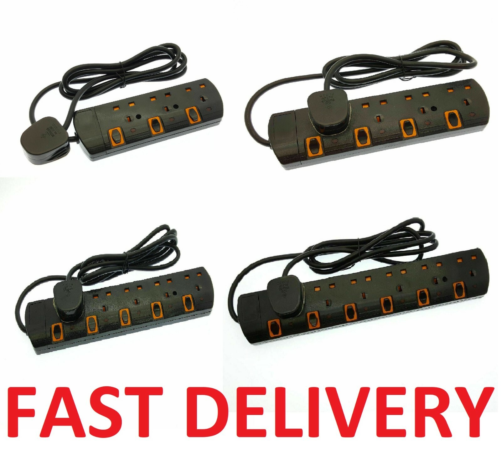 marble Unsatisfactory Reserve 3 way switched extension lead