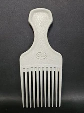 Vintage Goody Lift Comb Hair Pick Textured Retro 1980-90s Grey Gray USA