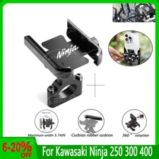 For Kawasaki Ninja 250 300 400 Mobile Phone Holder GPS Stand Bracket Accessories