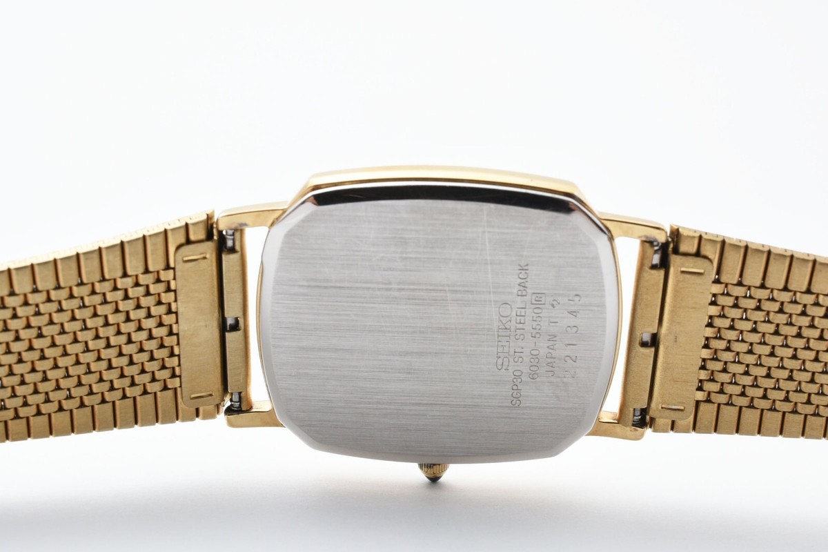 Vintage 1982【Near MINT】SEIKO Dolce 6030-5550 Vintage
