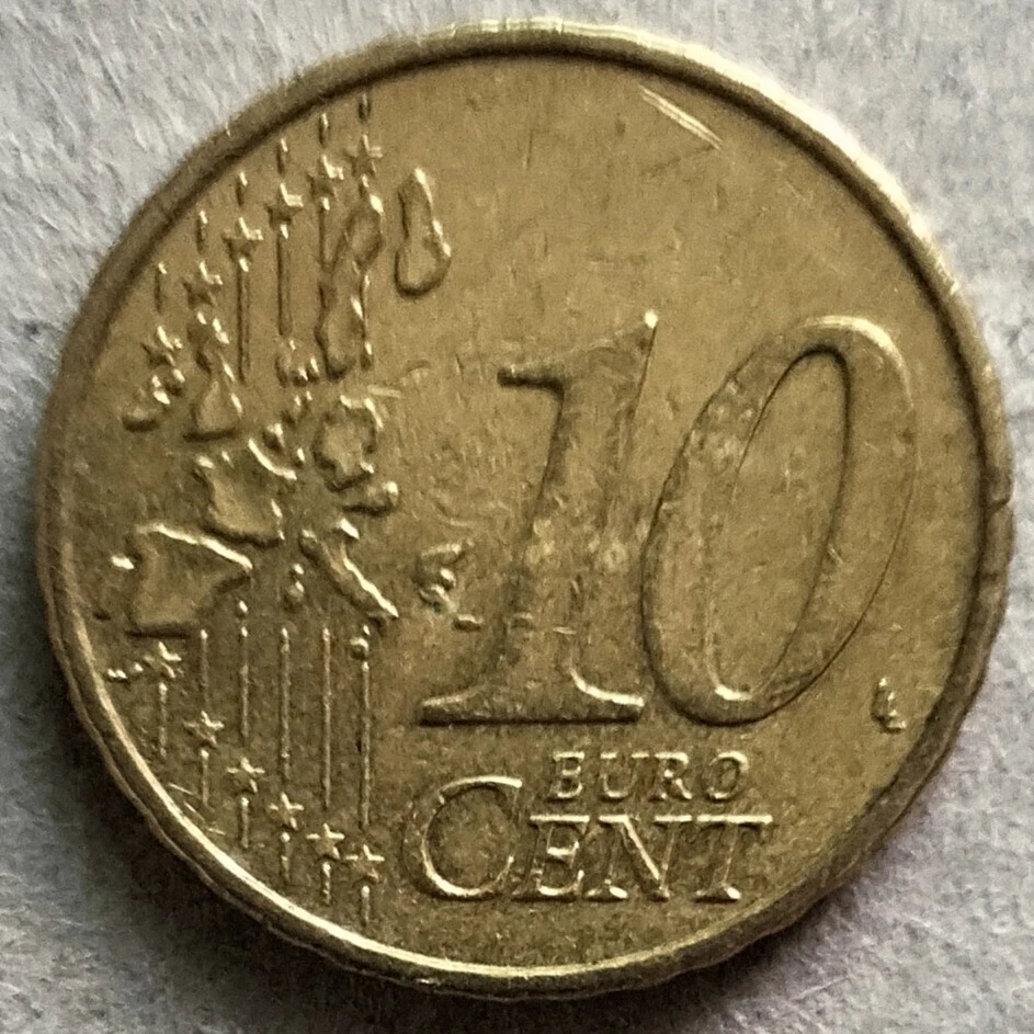 European Union Germany 2002 10 Euro Cent coin - Image 2 of 2