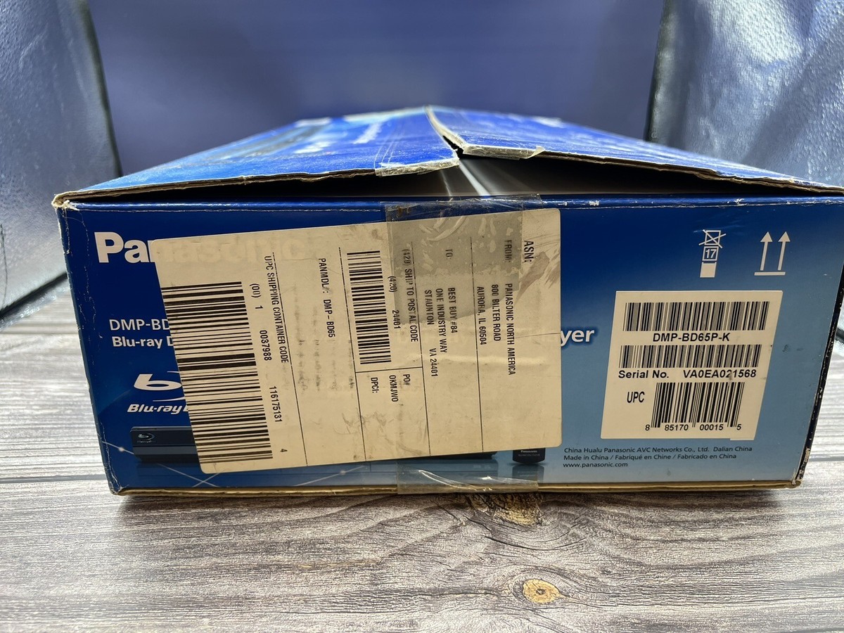 Panasonic DMP-BD65 Blu-Ray Player for sale online | eBay