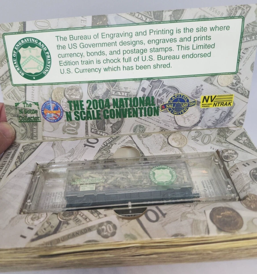 Micro trens escala N MTL Special Run NSC 04-80 2004 NTrak Conv carro do tesouro - Imagem 3 de 4