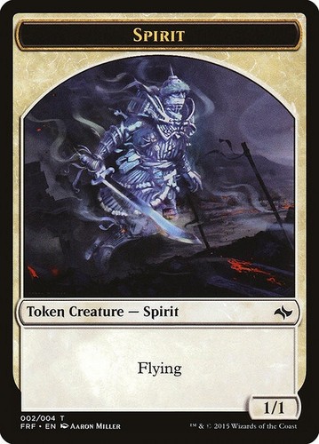 Tokens of Spirit Uncut Foil Token Sheet - Kickstarter Exclusive