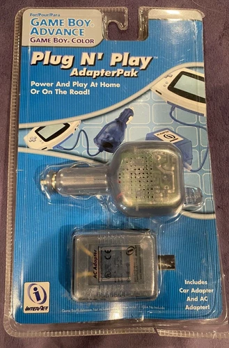 GamePro Gear Plug N' Play Adapter Pack For Gameboy Advanced Color (2001) New