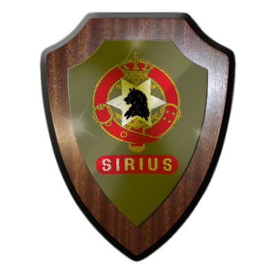 Wappenschild / Wandschild - The Sirius Patrol Schlittenpatrouille Dänemark Dänis
