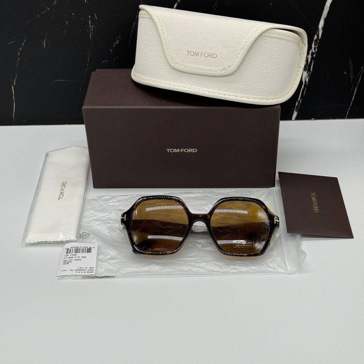 NEW TOM FORD TF1032/F ECO 52E WOMEN SUNGLASSES TOM FORD ROMY 