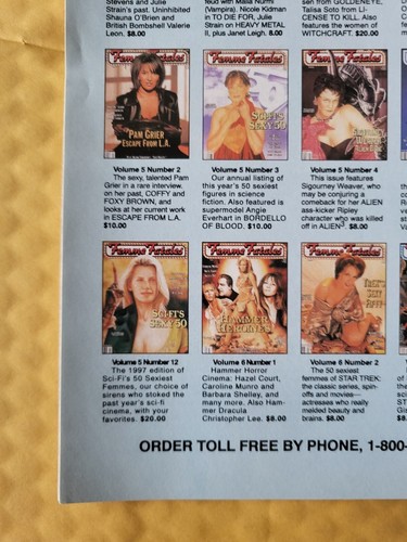 Femme Fatales 1992 CFQ Media, Many available, Pick yours. Excellent condition! - Picture 230 of 698