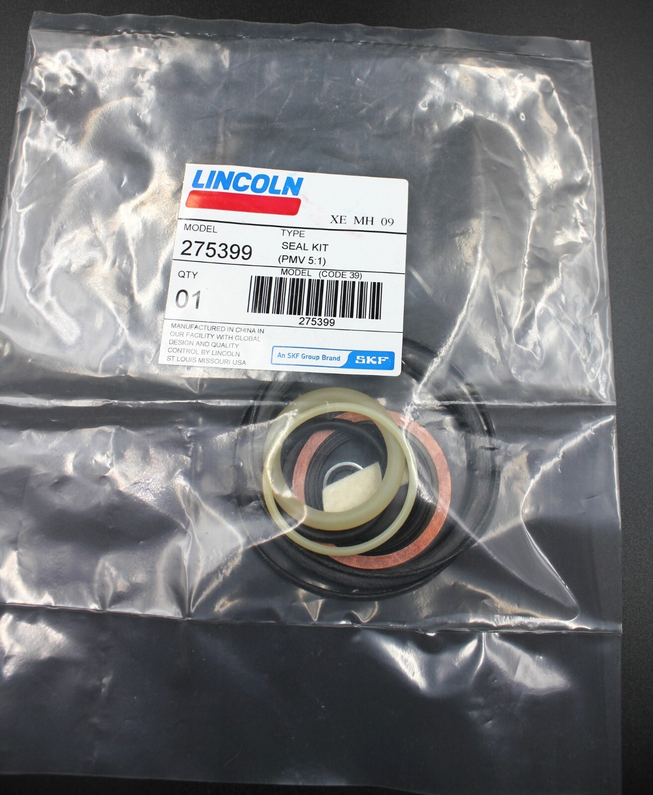 Lincoln Oil Pump Seal Repair Kit 275399 for PMV 51 Oil Pump New