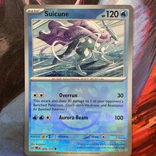 Suicune 24/131 Pokemon 2025 Prismatic Evolutions Master Ball Reverse Holo