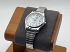 Vintage Lorus by Seiko Silver Tone Quartz Watch Date 26mm Ladies V782-0440