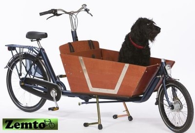 Bakfiets Cargo Classic Long für Hundetransport oder Kinder, konvigurierbar