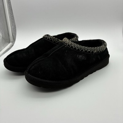 UGG Women's Tasman Black Suede Slippers House Shoe 5955 Size 10 Eu 41
