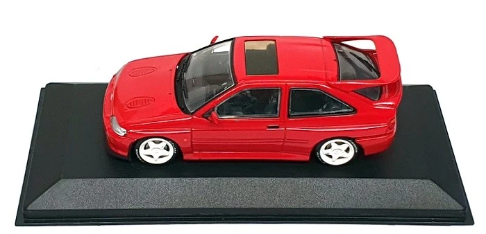 Minichamps 1/43 Scale Diecast 7725R - Ford Escort RS Cosworth - Red - Image 4 of 4