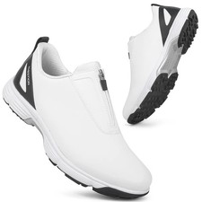 Men Waterproof Golf Shoes Spikeless Golf Sneakers Joggging Walking Footwears