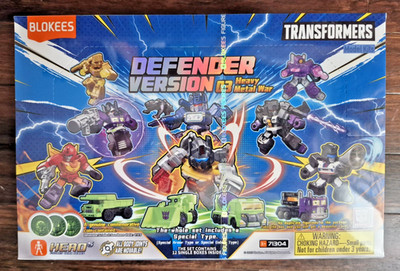BLOKEES Transformers Defender Version 03 SET NEW in BOX (12 FIGURES TOTAL)