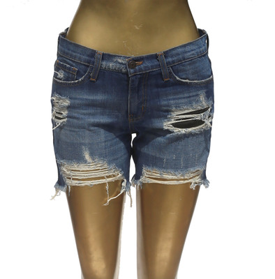 Flying Monkey Jeans Cut Off Boy Shorts Destroyed Sz 25 inch NWT Torn Denim
