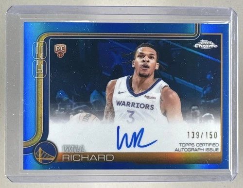 2025 Topps Will Richard Chrome Rookie Autographs (Raw)