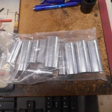 Stanley Proto J52107 10 Piece 12 Point 3/8" Drive Deep Socket Set