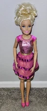 28" Barbie Best Fashion Friend Articulated Arms Just Play Fast Shipping 