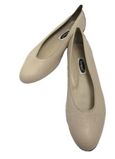 ROCKPORT TAUPE-TAN LO-WEDGE BALLET STYLE SLIP-ON COMFORT SHOES WOMEN  Sz: 8W
